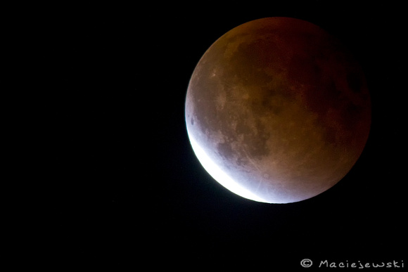 Super Blood Moon coming of the eclipse 9.27.15
