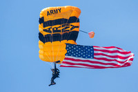 US Army Golden Knights Flag Jump w/National Anthem