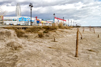 Massive Beach Erosion, Sand Dune Destroyed
