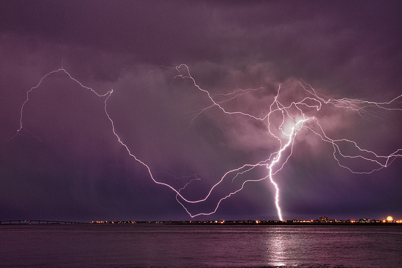 Lightning over Ocean City NJ 8.1.11